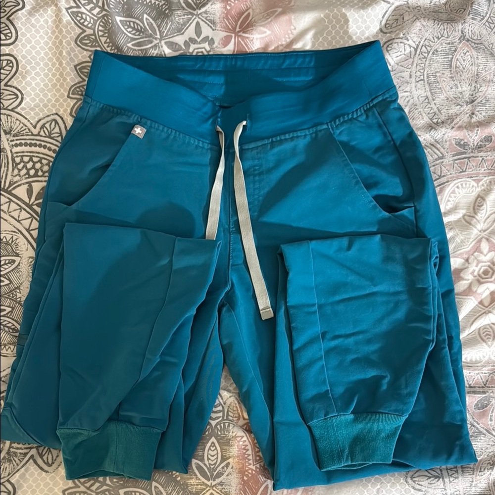 FIGS Jogger Scrub Pants -Teal